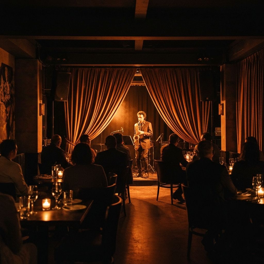 Live Ethio-Jazz performance in the Michot jazz lounge